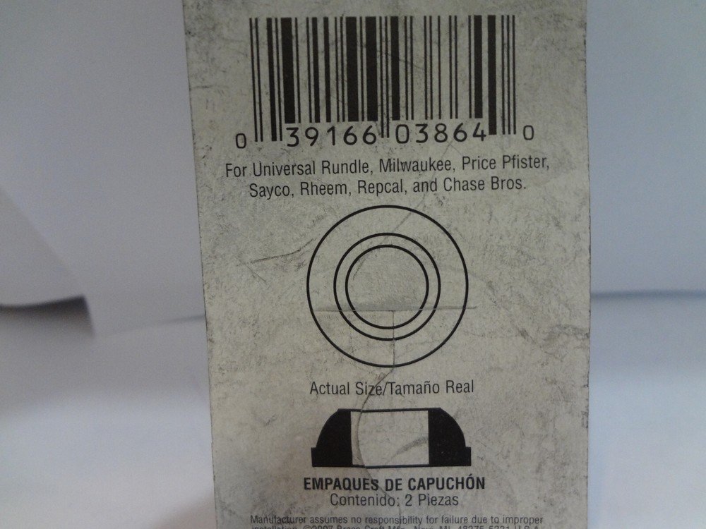 Brass Craft SC0087 Bonnet Packing