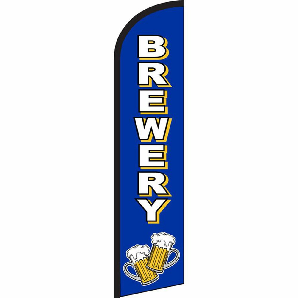 Brewery Flag Flutter Feather Banner Swooper Windless Bundle Kit