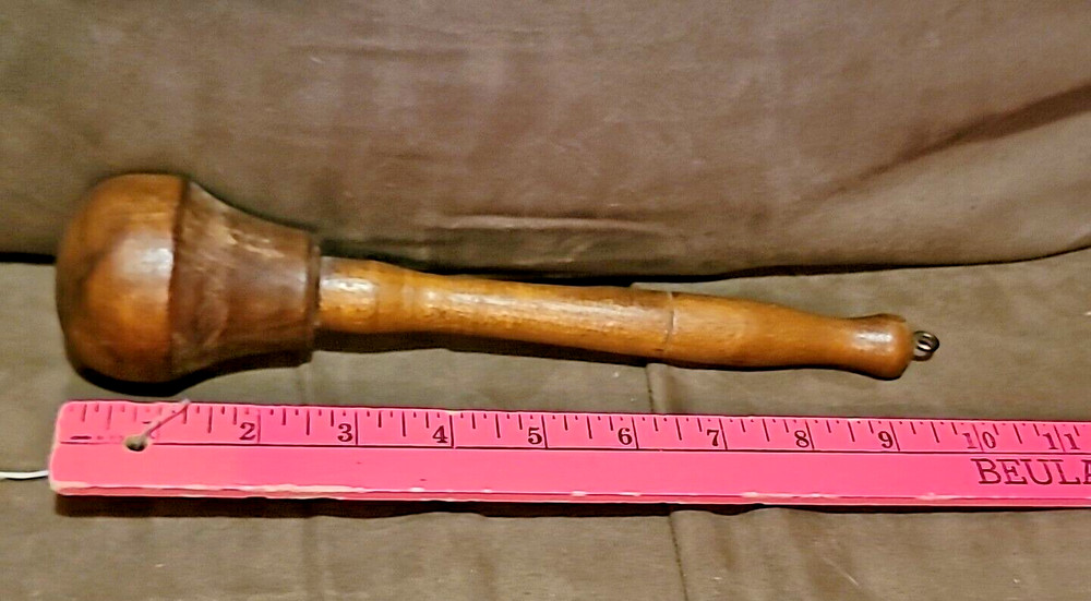 Vintage 10" Darning Egg Wooden Sock Darner