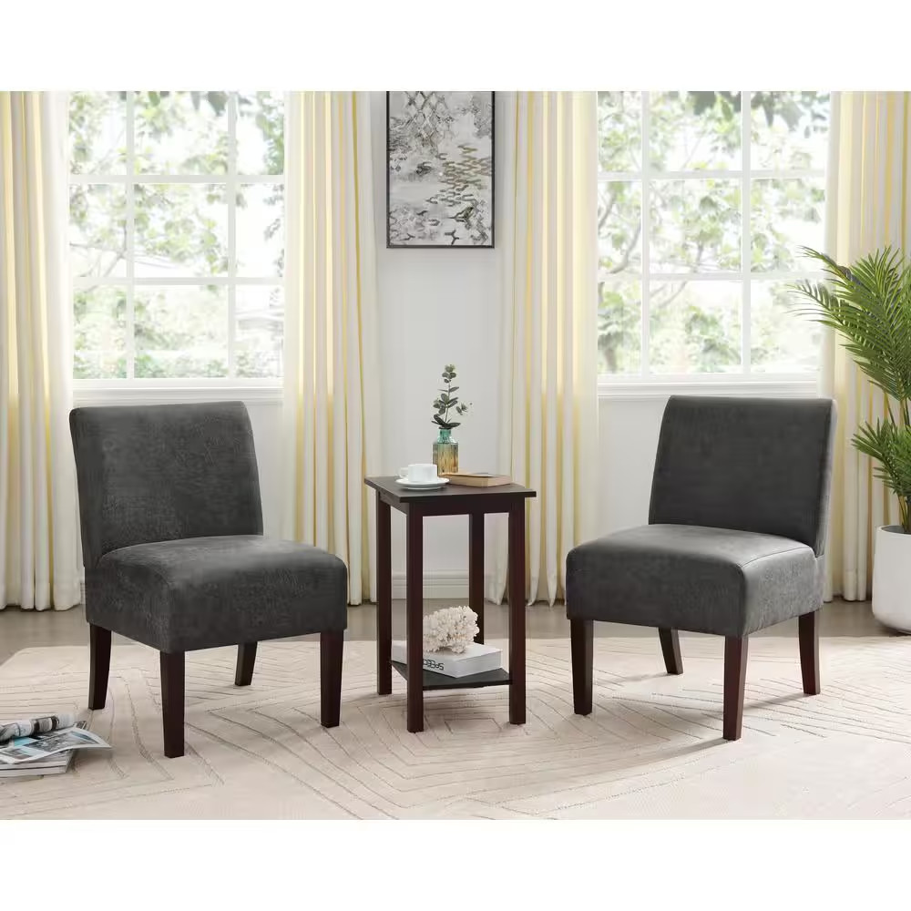 Lisette 3-Piece Gray Table Set