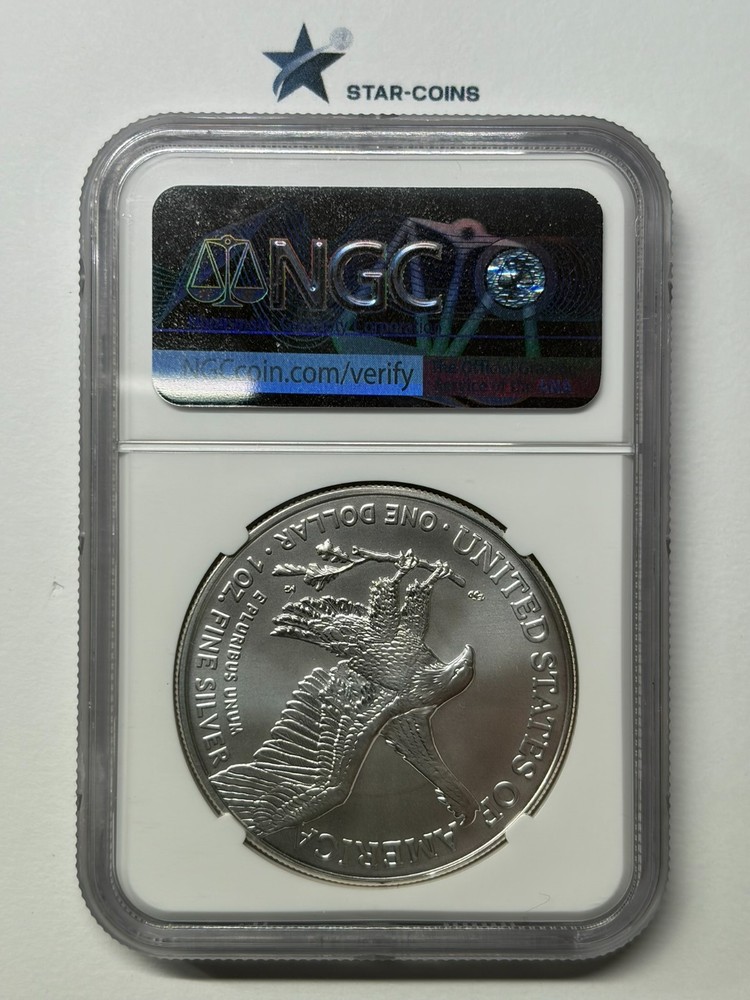 2021 Silver Eagle T2 NGC MS70 Early Releases