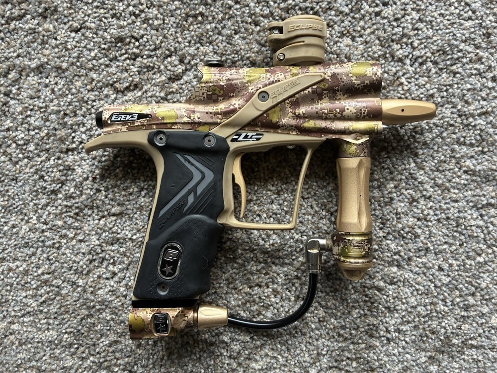 Planet Eclipse ETEK 3 LT Paintball Marker with Case - Desert Digicam