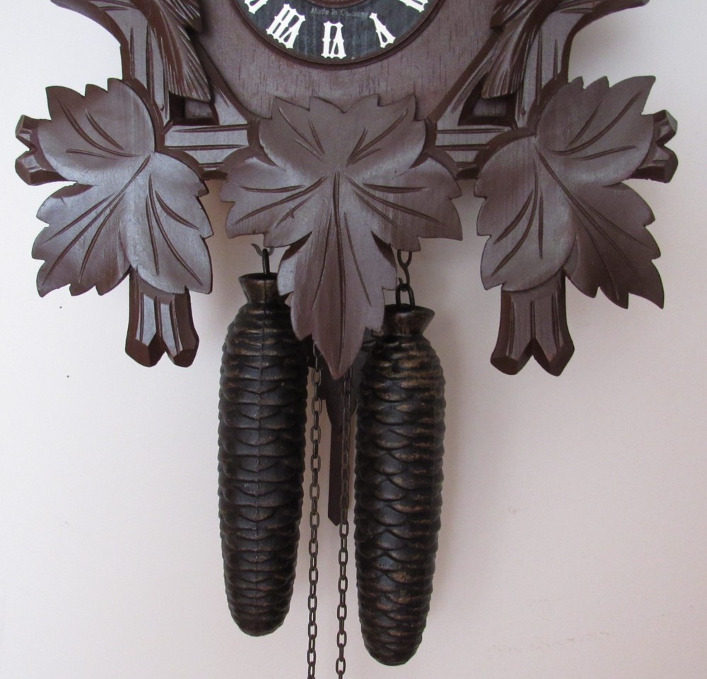 Large Black Forest Three Bird Cuckoo Clock 8-Day Weights Driven
