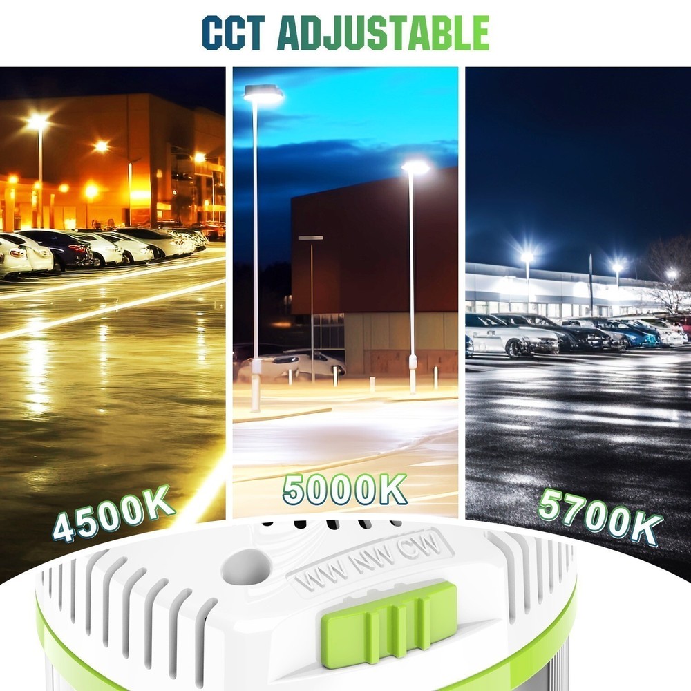 80/64/48W LED Corn Light Bulb Adjustable E39 Base 5700/5000K 4500K for Warehouse