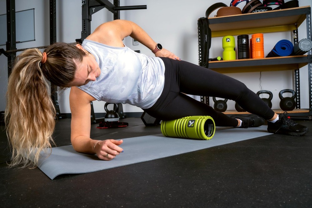 TRIGGERPOINT Performance Therapy Grid Foam Roller for Exercise, Deep Tissue