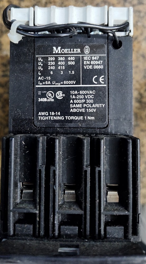 MOELLOR S-G-PKZ-2 MANUAL MOTOR PROTECTOR