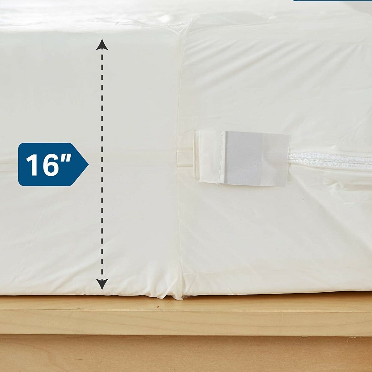 BED BUG PROOF ~ Waterproof Zippered Vinyl Mattress Cover ENCASEMENT King Queen