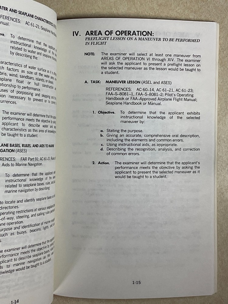 Cessna Pilot Safety-Commercial Pilot Flight Instructor Practical Test Standards