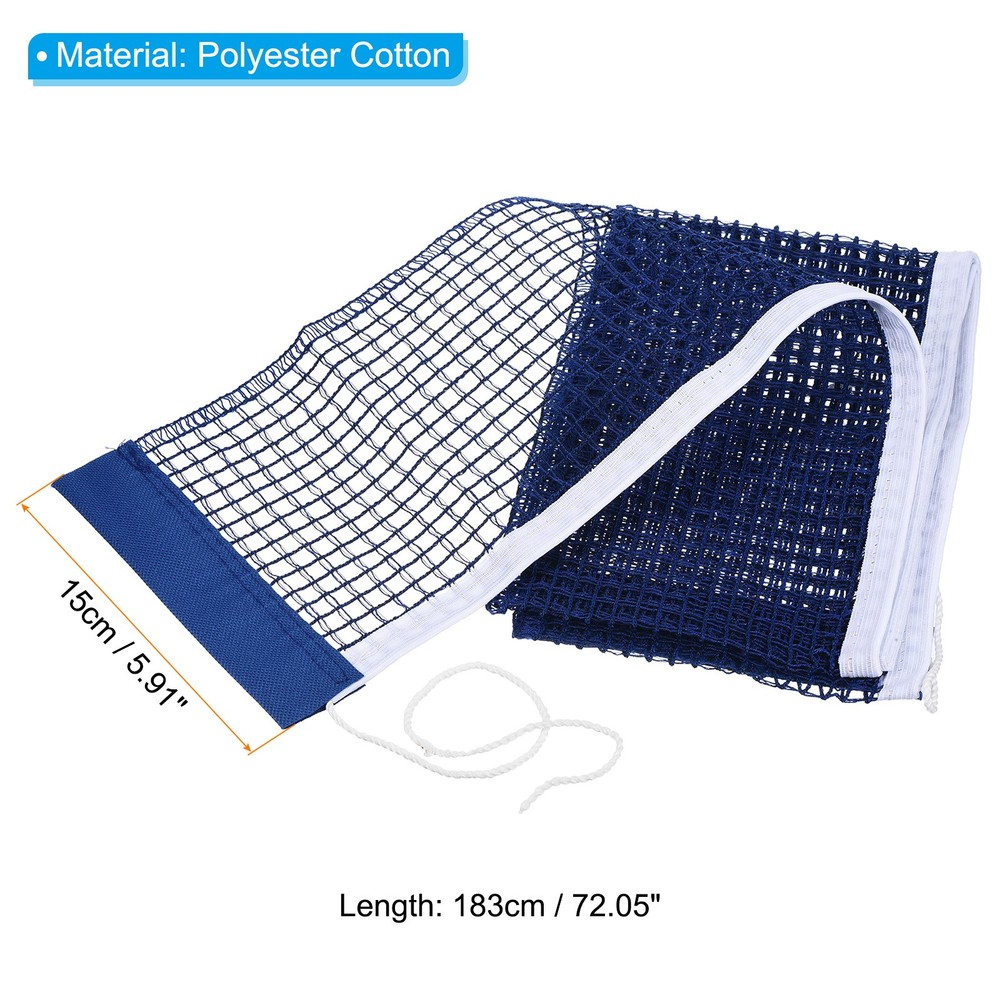 Table Tennis Net Replacement Ping Pong Net String Tension Equipment, Blue