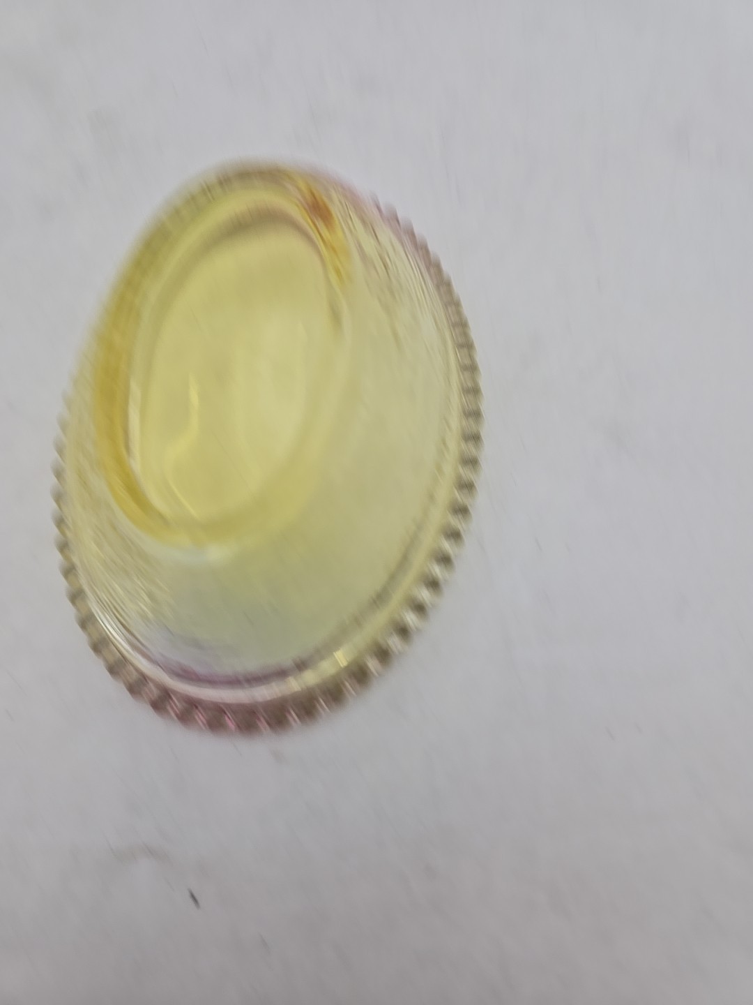 Rainbow Glass Nesting Hen, Approximately 4"L X 3"H