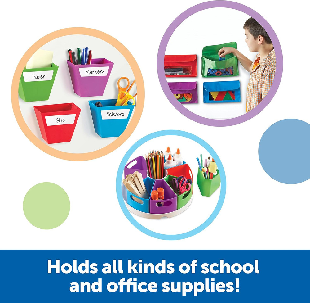 Create-A-Space Storage Bundle, Home School Set, Classroom Accessories, Ages 3+
