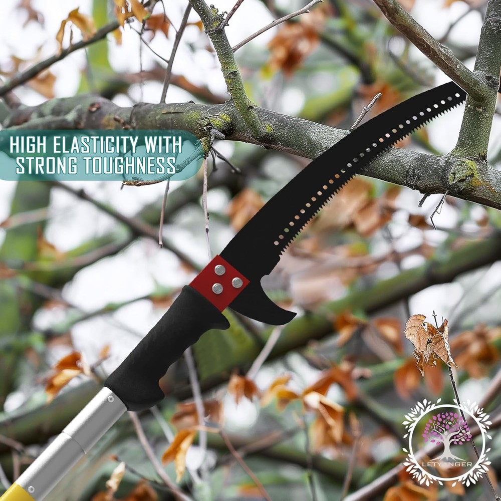 Pole Saws for Tree Trimming, 7.3-27 Ft Extendable Tree Trimmers Long Handle Prun