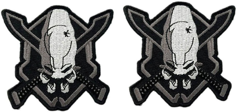 HALO 3 LEGENDARY EMBROIDERED MORALE PATCH  |2PC  HOOK BACKING  3"