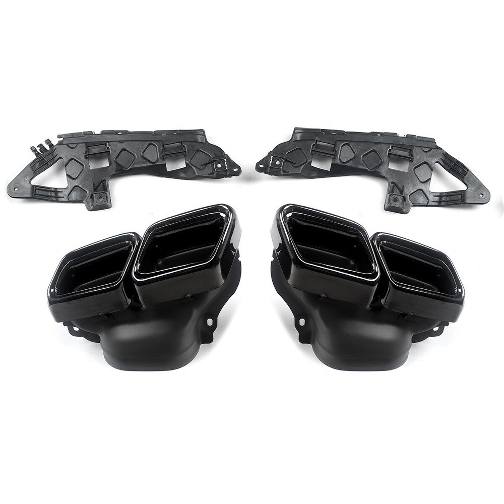 For Mercedes Benz E-Class W212 E350 2014-15 Rear Diffuser E63 Style+Exhaust Tips