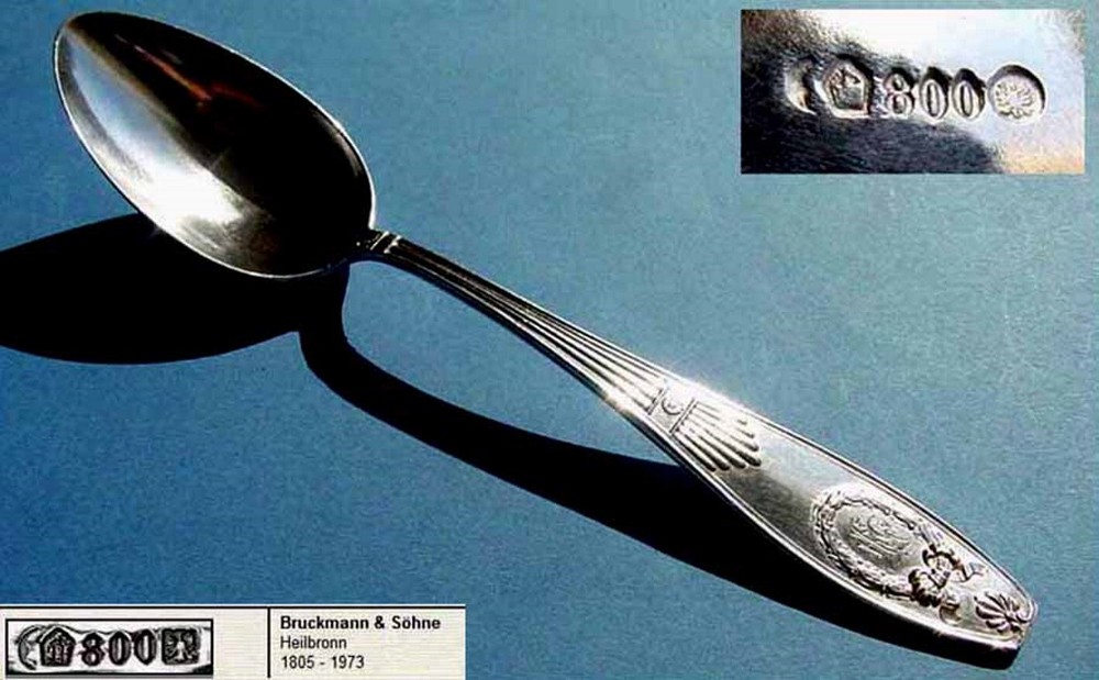 Empire Spoon Bruckmann 800 Silver A161