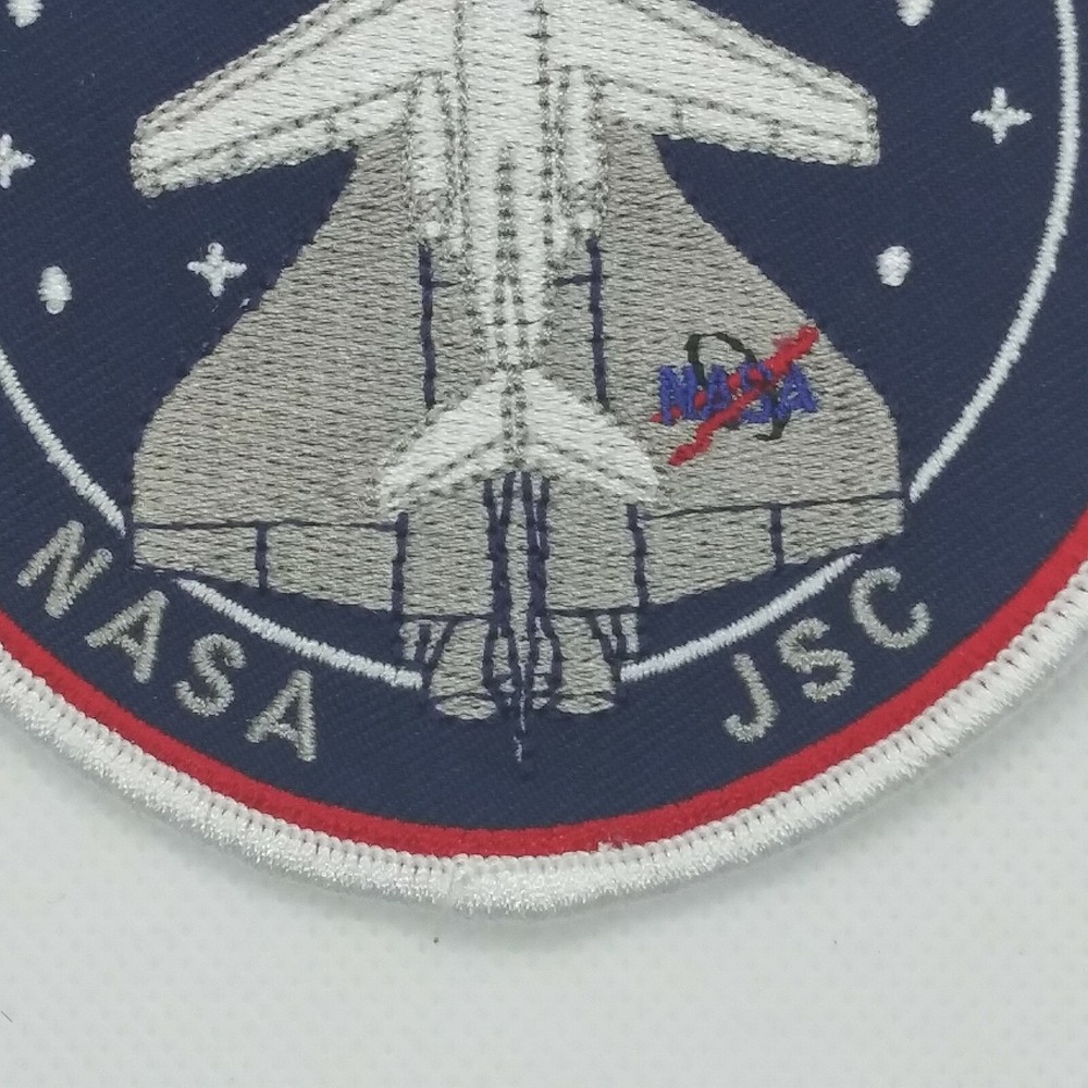 Shuttle Training Aircraft Nasa JSC Patch 3 7/8"