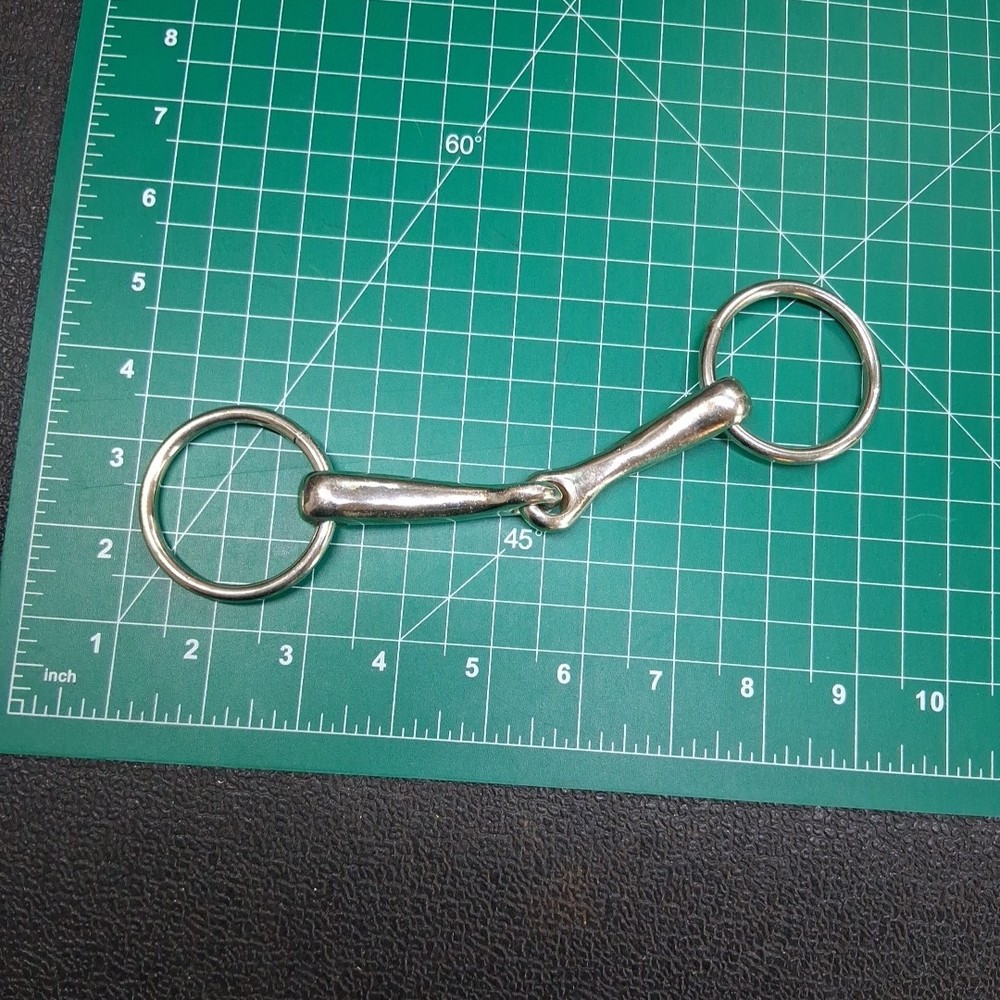 Round Link Loose O-Ring 5" Snaffle Bit