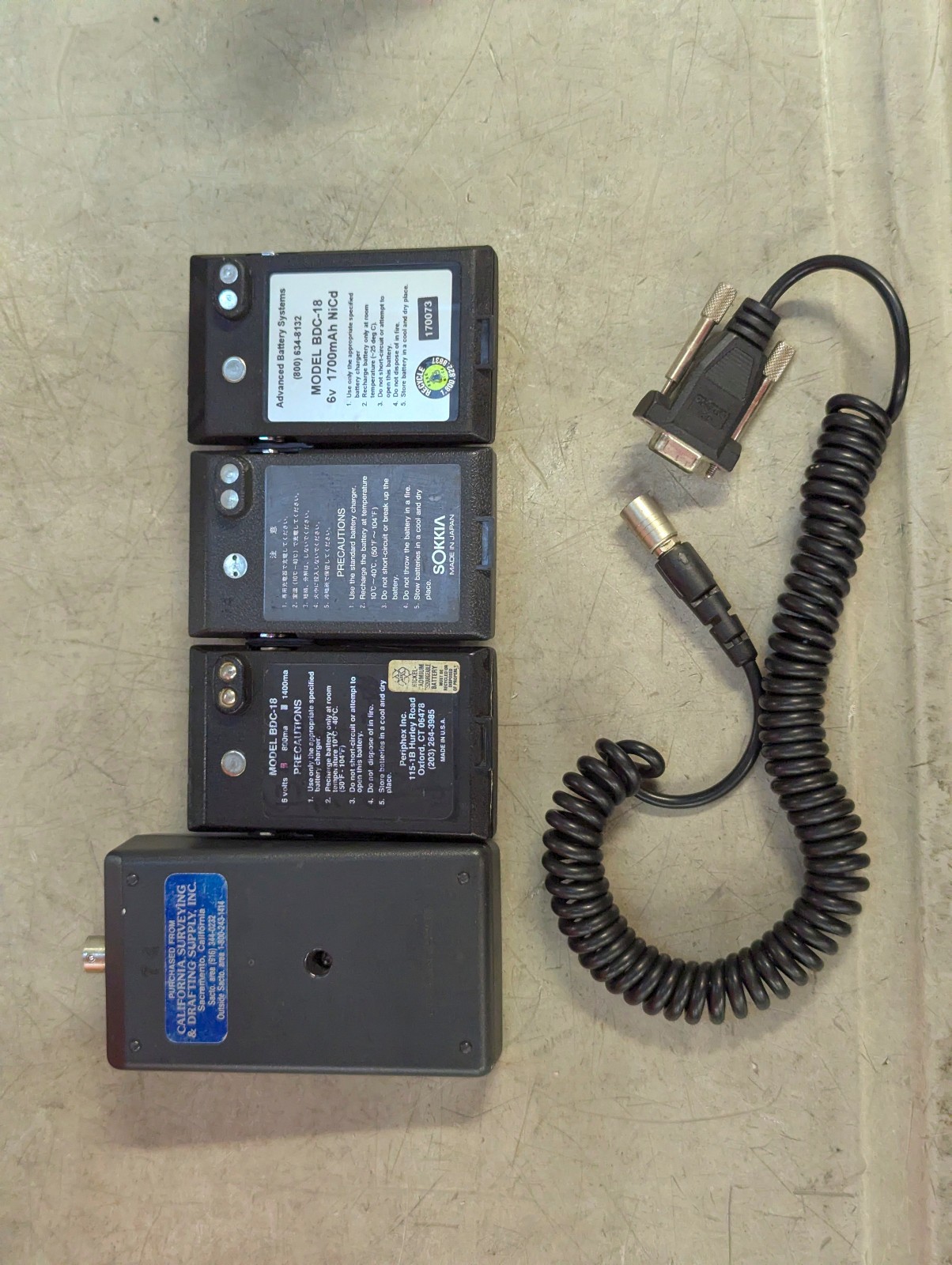 Sokkisha Lietz Set 4 Theodolite Survey Equipment; no charger; power on test only