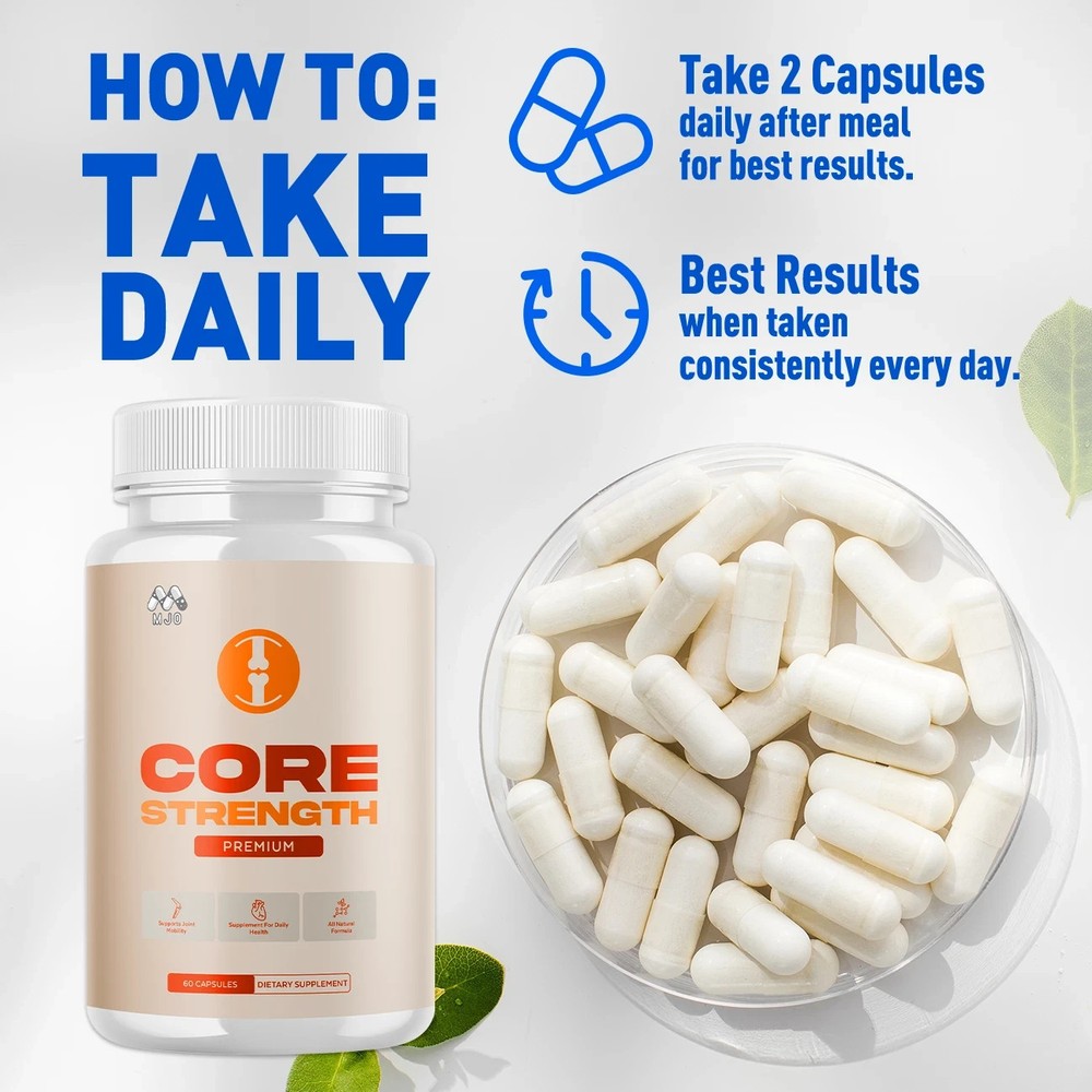 (5 Pack) Core Strength Joint Support Advanced CoreStrength Formula 300 Capsules