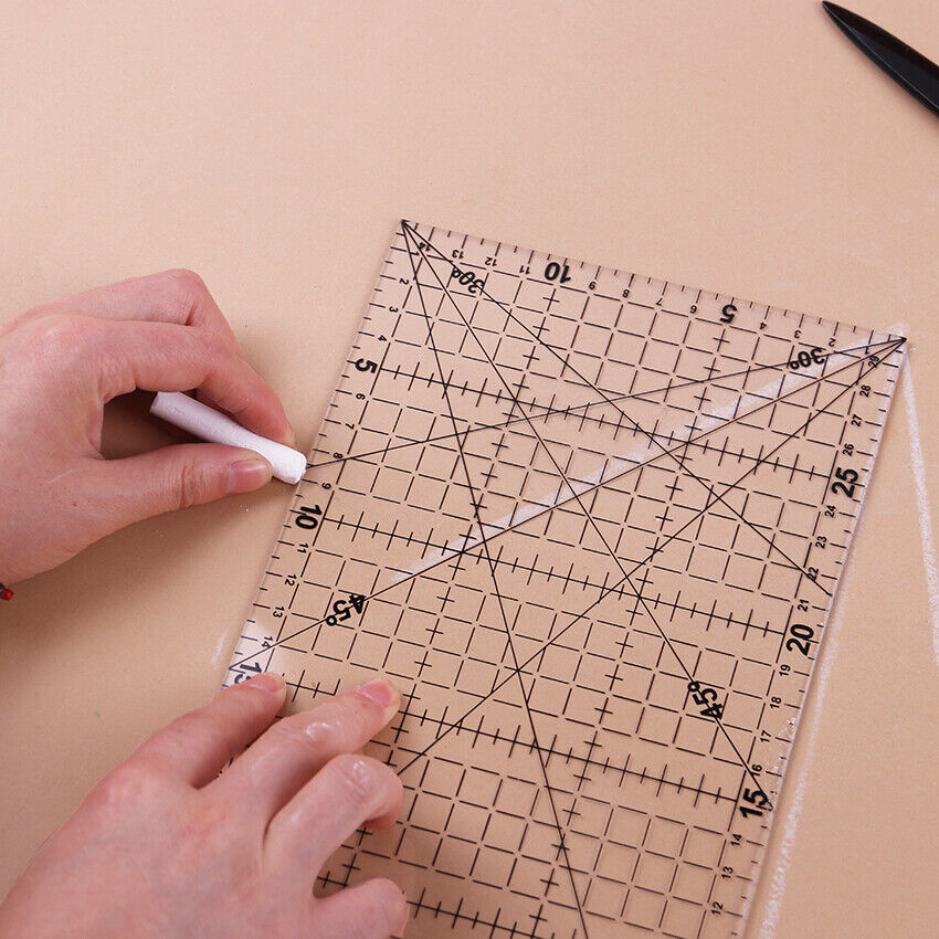 Quilting Ruler Quilters Craft Patchwork Square Rectangle Ruler 15 * 30cm UK