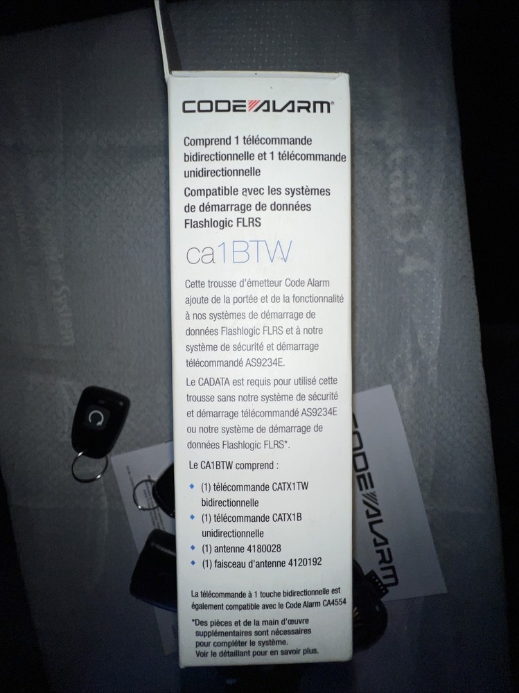code alarm remote start upgrade to 2way kit
