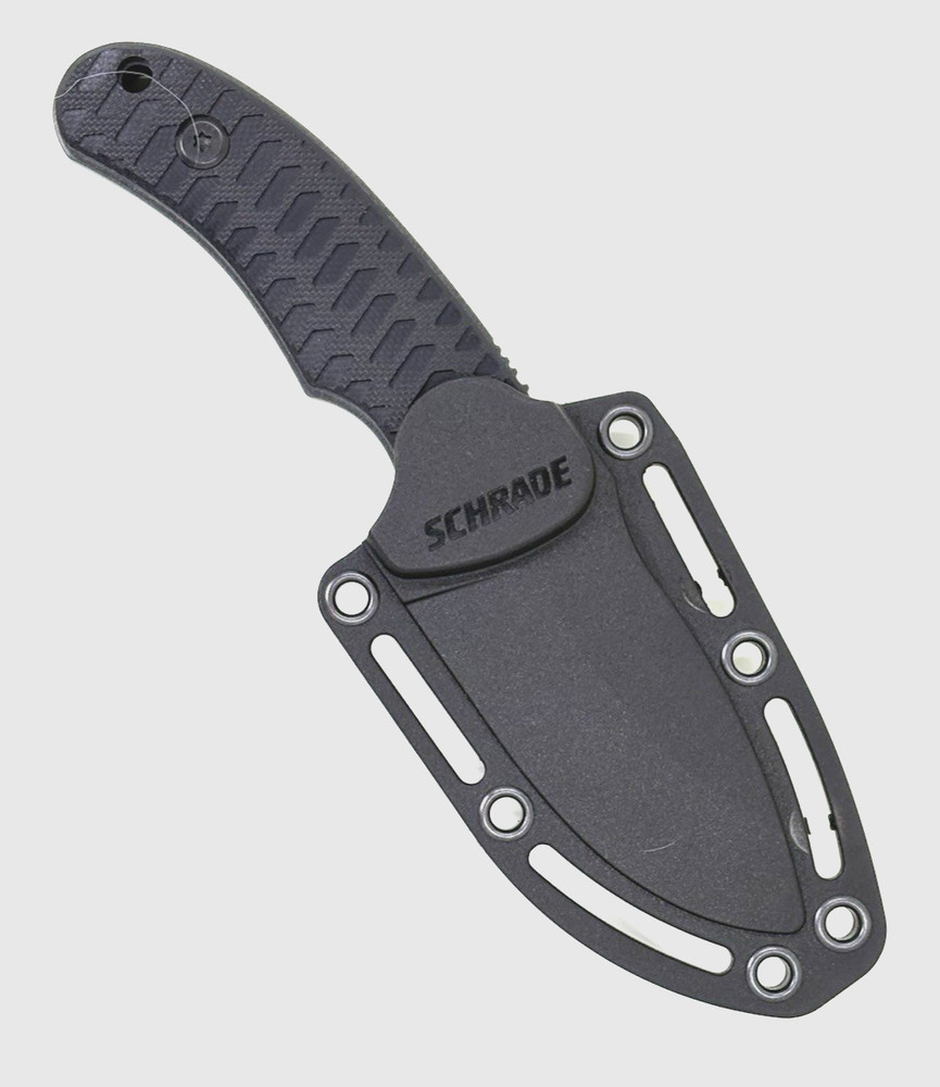 Schrade Wolverine Mini Fixed Blade Knife 2.75" Drop Point 65MN Teflon Coat Blade