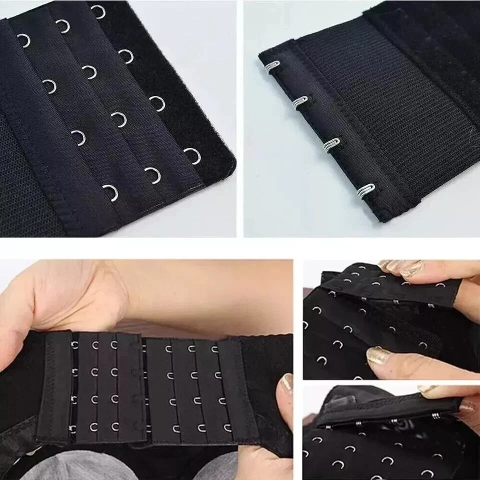 3ROW 2,3,4Hook Bra Extender Bra Strap Strapless Underwear Maternity Bra Extender