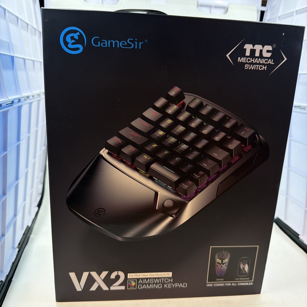 GameSir VX2 AimSwitch Gaming Keypad Combo for PS4 Xbox One Switch PC + Mousepad
