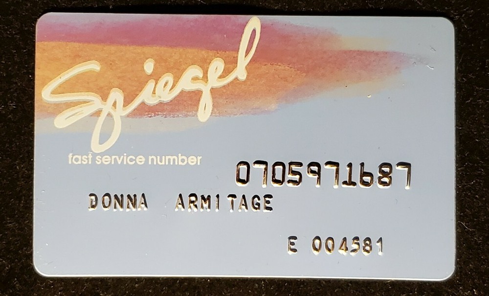 Spiegel charge card cc1050A