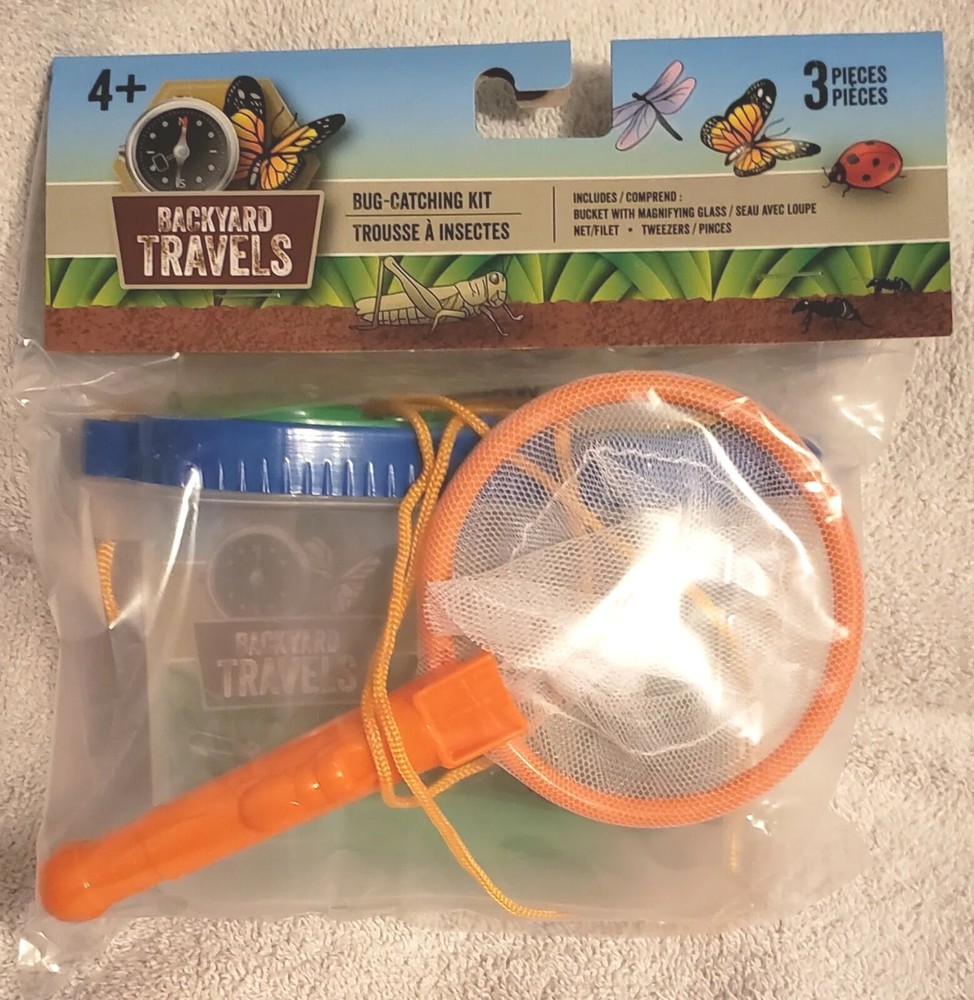 Bug catching kit with Magnification tool. Great outdoor fun.