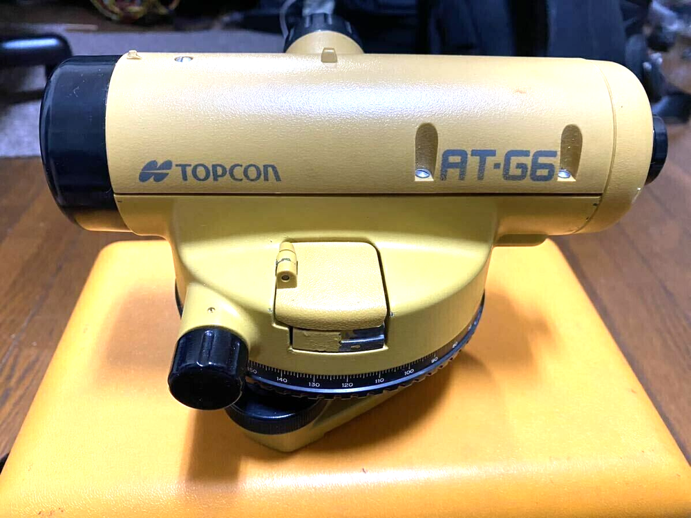 Topcon AT-G6 Contractors 24X Automatic Surveying Level with Case
