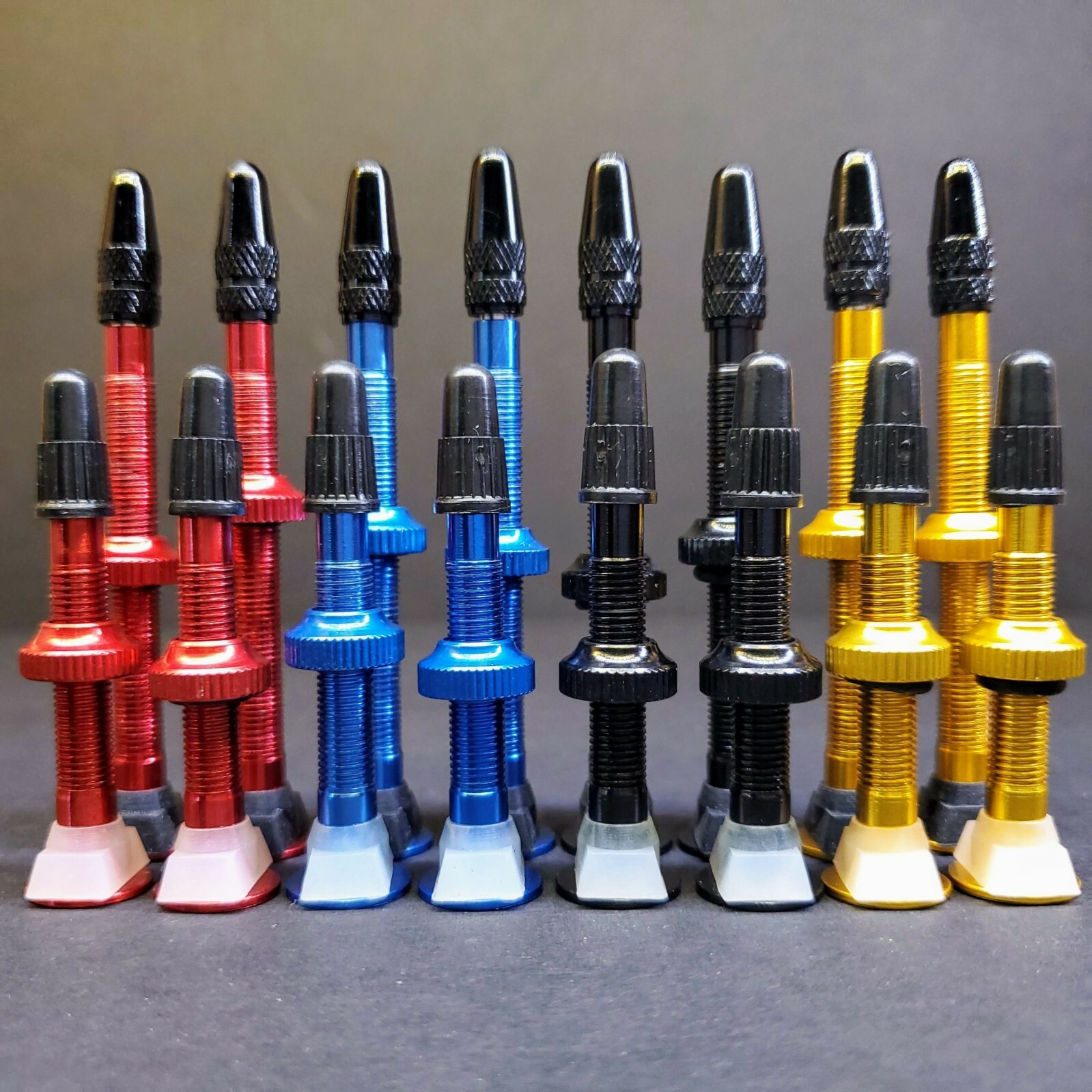 1 pair Box Rim Removable Core Tubeless Presta Valve Stem 40/60mm MTB Road Tire