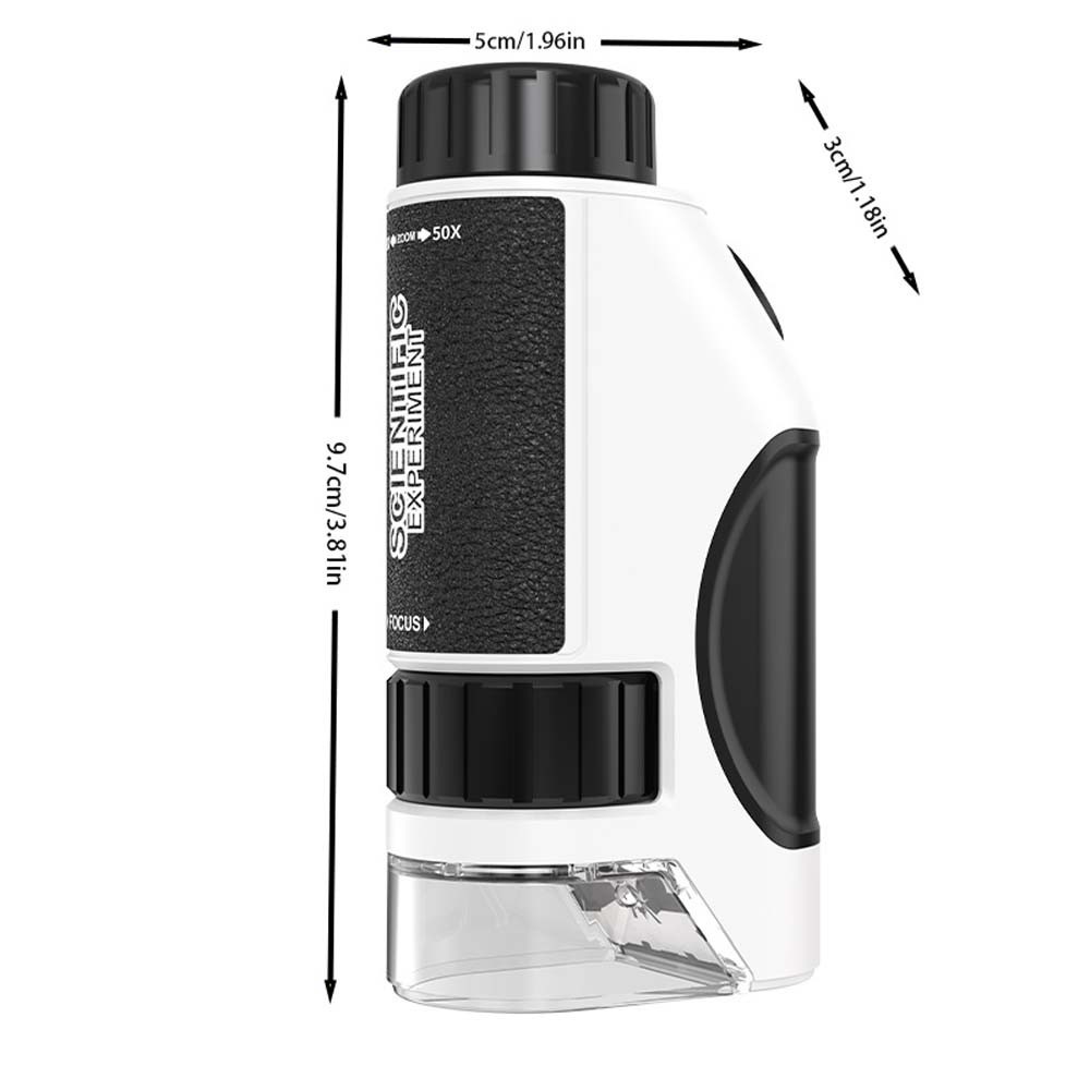 Kids Mini 50X-300X Microscope Kids Handheld Mini Microscope Portable Microscope