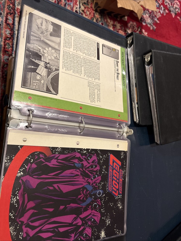 Comic Book Bio Binder