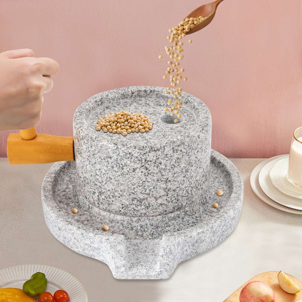 Manual Round Carving Water-grinding Process Natural Granite Grinder For Kitchen