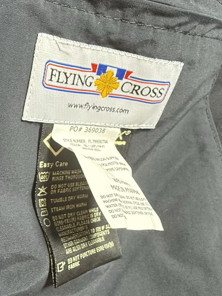 NWT MEDIUM SHORT FLYING CROSS FULL Double Zip SOFTSHELL JACKET ‘Agent’ LAPD Navy