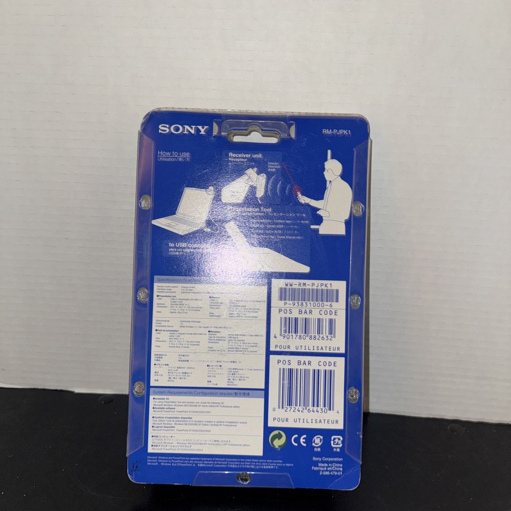 Genuine Original Sony RM-PJP1 Projector Presentation Laser Remote Controller