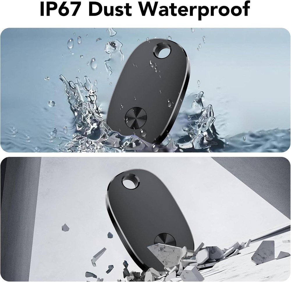4PCS Bluetooth Tracker Tags for iOS Find My App Keys Luggage Backpack