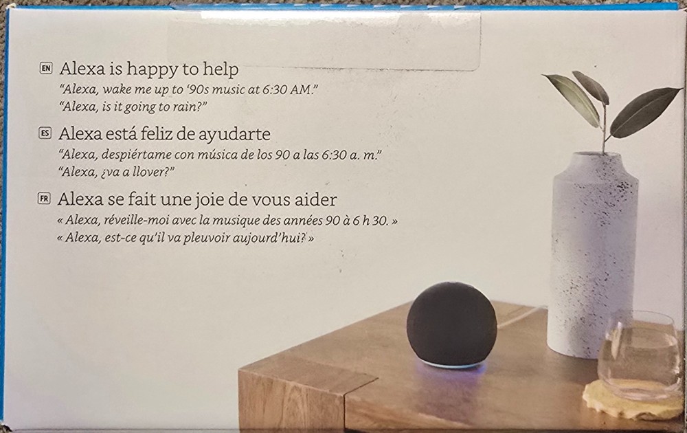 Amazon Echo Dot 5th Gen Smart Speaker with Alexa Charcoal New!