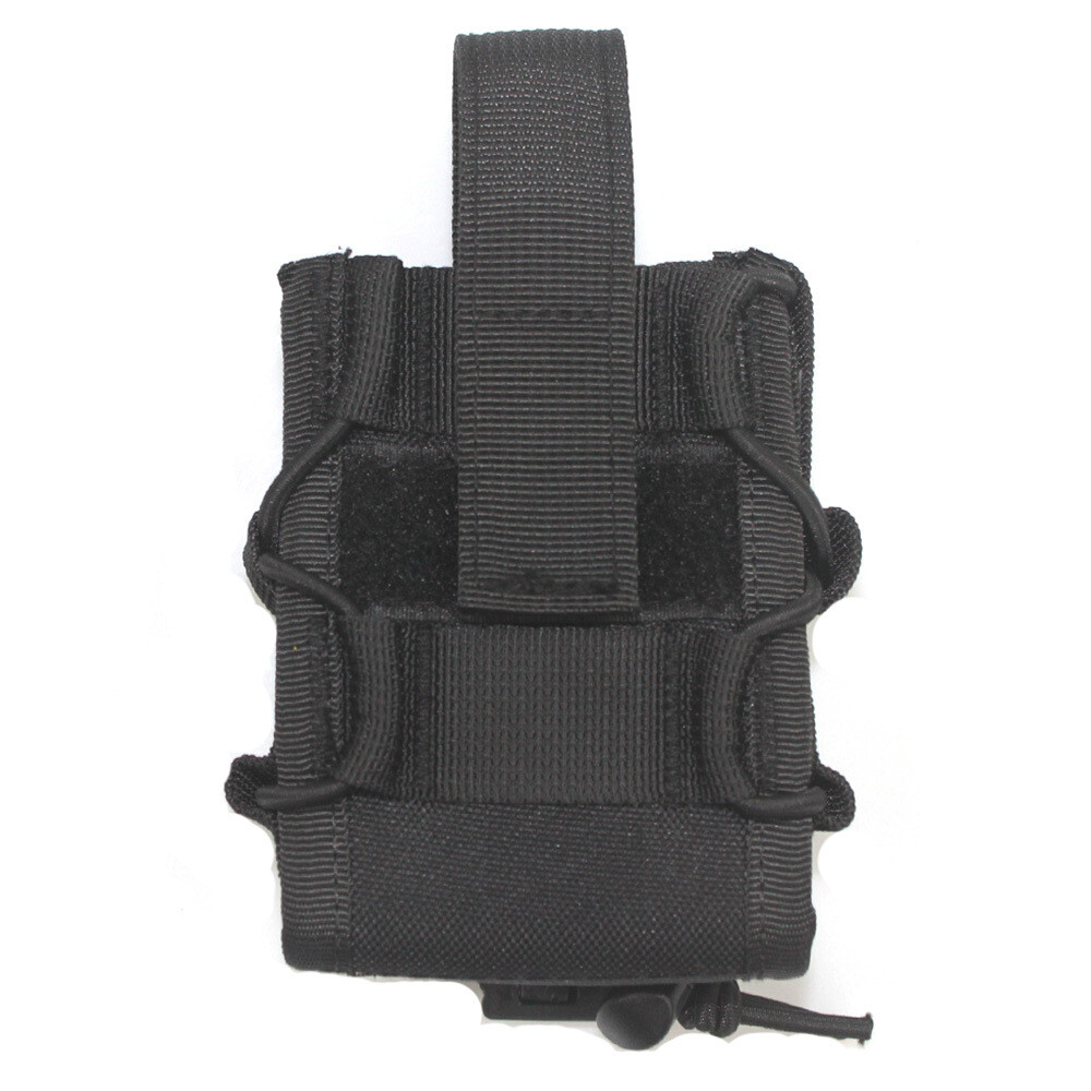 Open-Top Handcuff Pouch Folding Tactical Handcuff Compatible MOLLE Work Belts