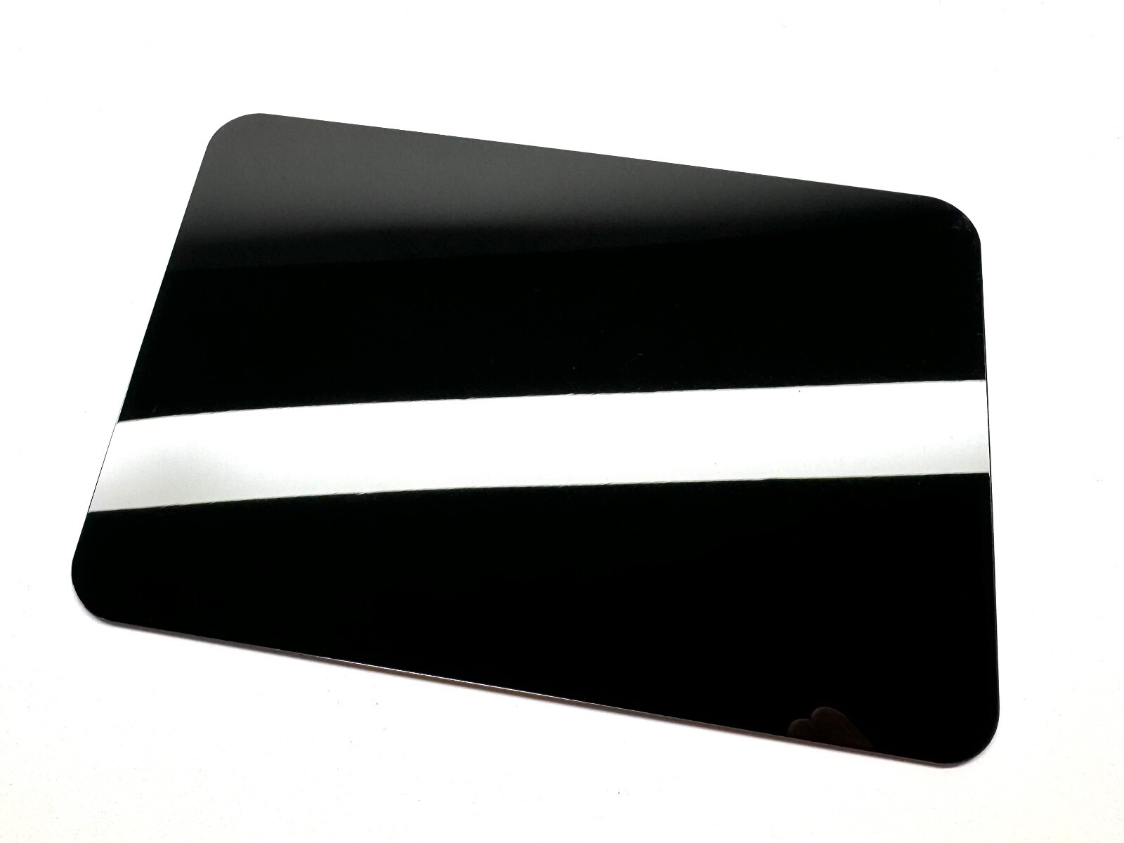 Rowmark High Impact Acrylic Plastic Sheet/Blank/Cut-Off 1/16" 1.5mm GLOSS BLACK