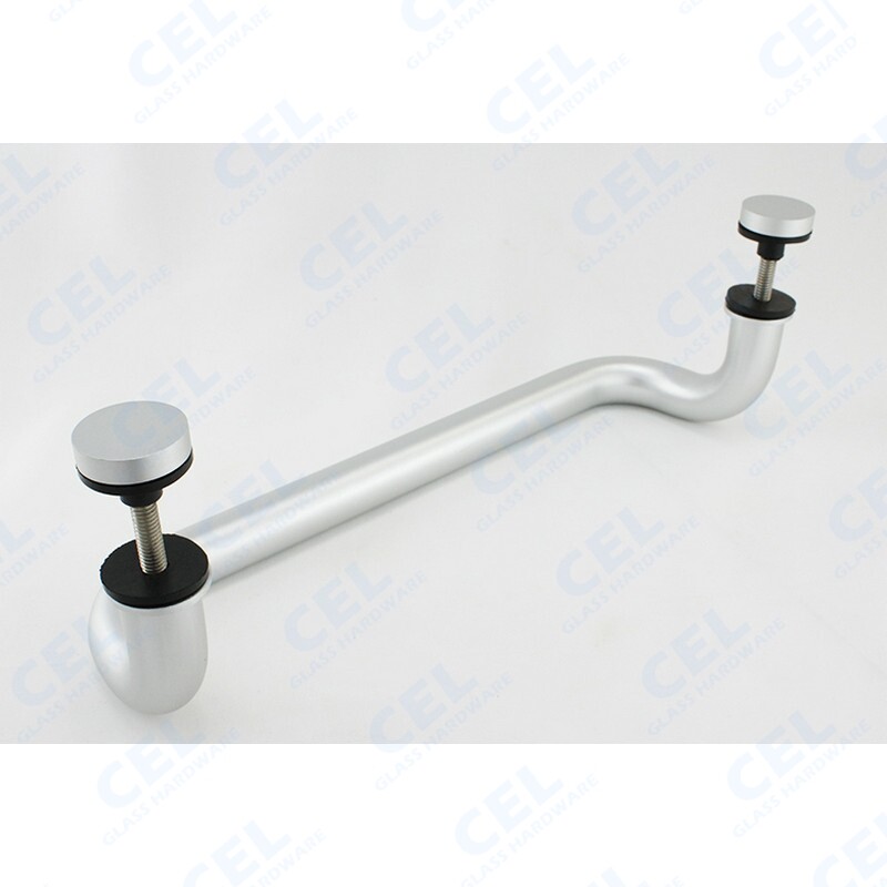 CEL 10" Solid Aluminum Straight Singled-Side Offset Pull Handles for Entry Door