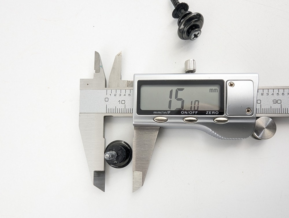 Dean MD24 Select Strap Buttons Black