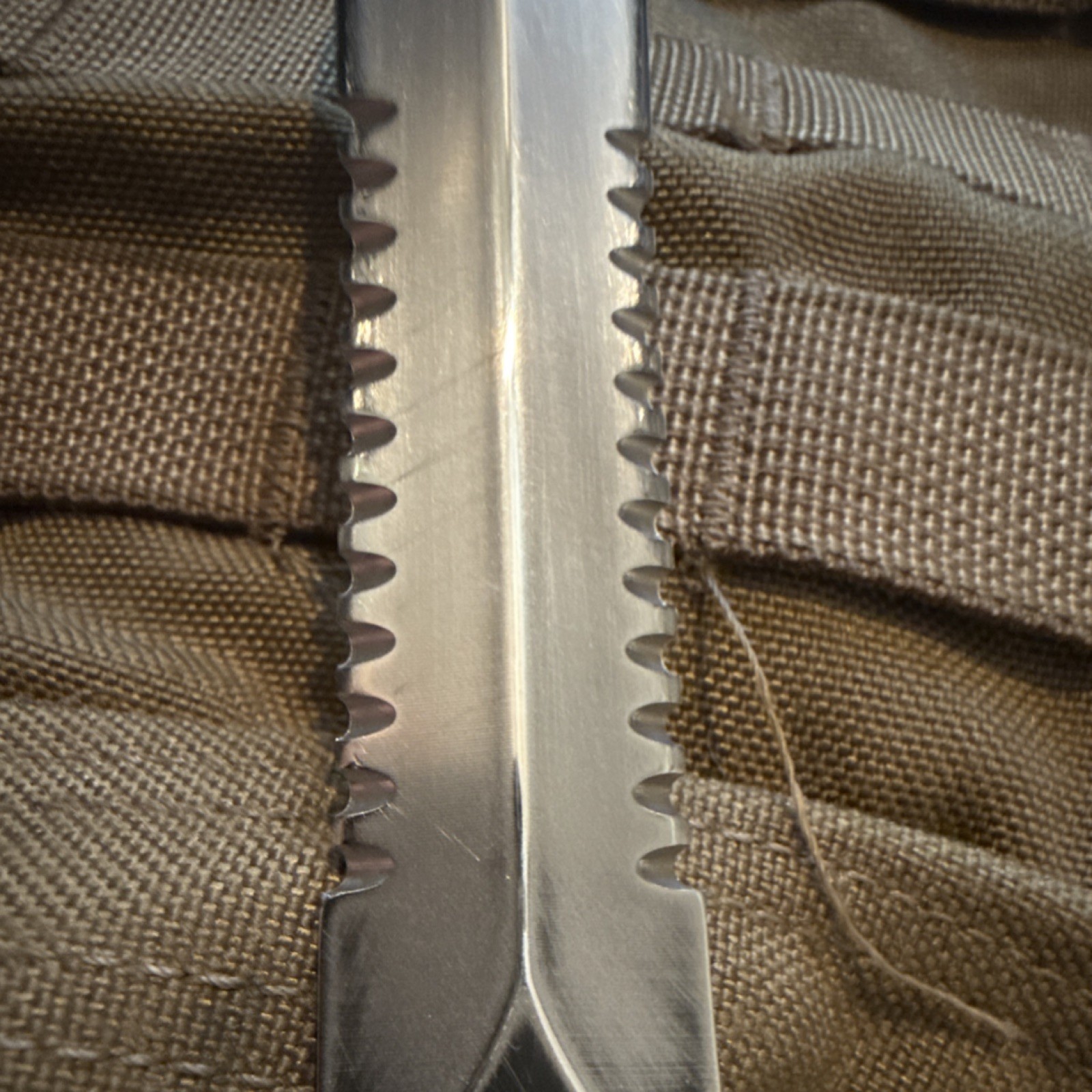 Gerber Double-Edge Dagger - Modified for lightness and grip. Highly Sharpened.
