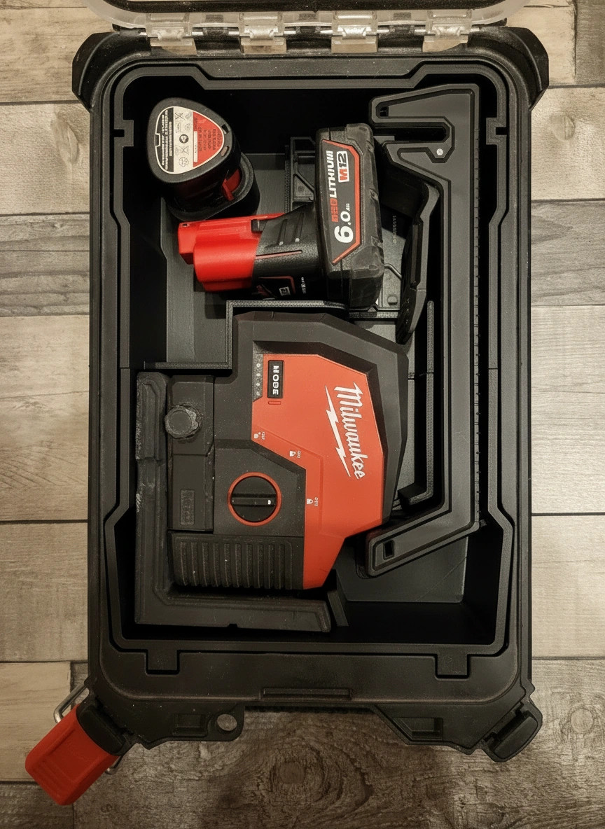 Milwaukee PACKOUT Insert – M12 Laser Holder (Insert Only)