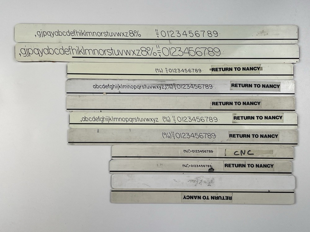 K&E Leroy Lettering *MIXED Set S18-2 Keuffel & Esser / Tech Graphics Drafting