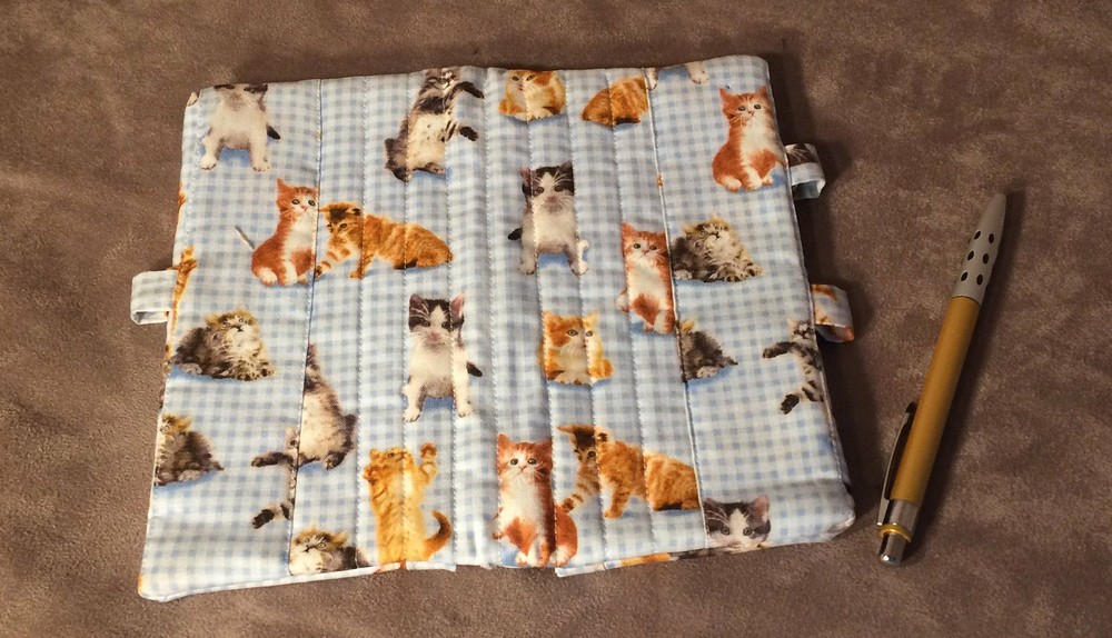 Quilted Fabric Checkbook Covers