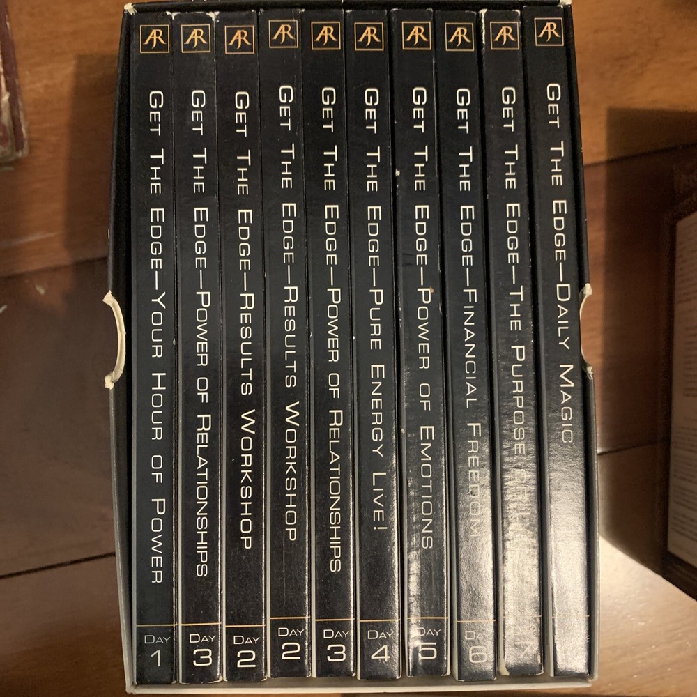 2 WeekAnthony Robbins Immersion! Get the Edge, Personal Power CD’s + Unshakeable