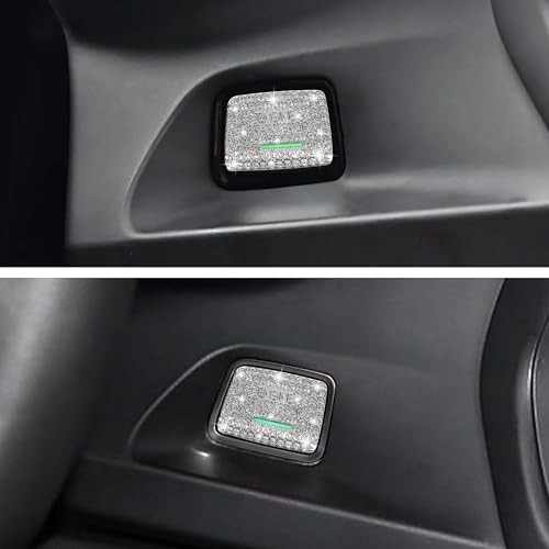 Bling Car Engine Start Button Cover Compatible with Chevy Camaro 2016-2024
