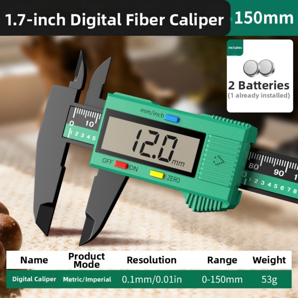 Digital Vernier Caliper for Precise Measurement with Large Clear Display